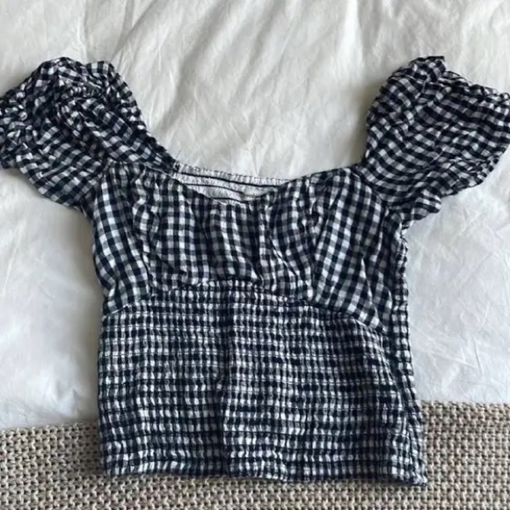 Abercrombie & Fitch Gingham Top